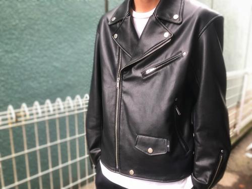 ライダースジャケットのメンズ