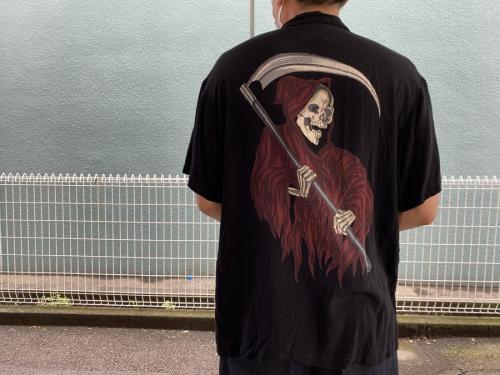 オープンカラーシャツのメンズ