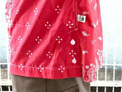 エレファントブランドのペイズリー柄プルオーバーシャツ