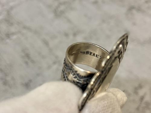 サンシャインリーブス×ビームス ボーイのインディアンハートプレートリング