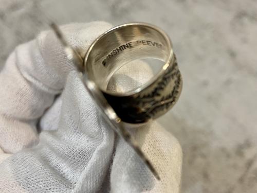 インディアンハートプレートリングのレディース