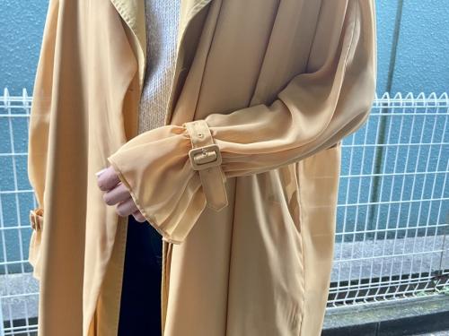 シースルートレンチコートのレディース