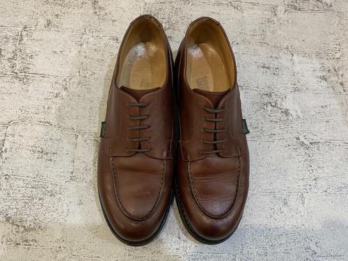 パラブーツのUチップシューズ