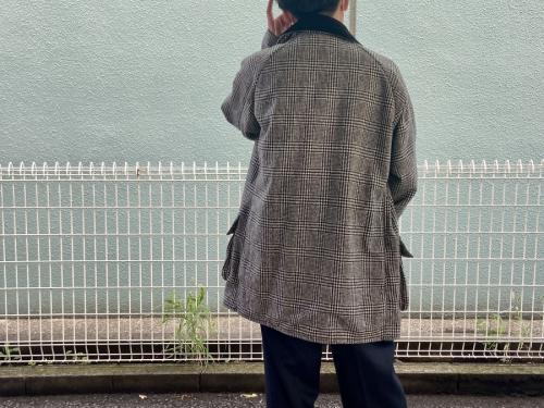 バーブァーのビューフォードグレンチェックジャケット