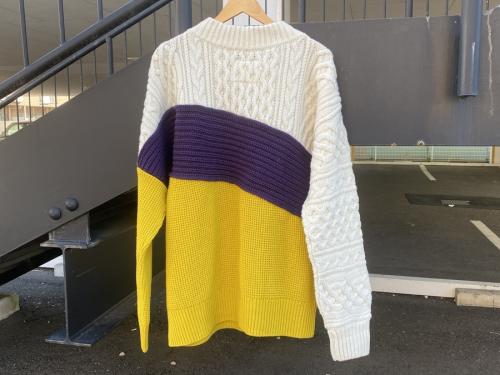 サカイのニットジャケット