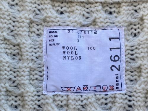 ニットジャケットの21AW