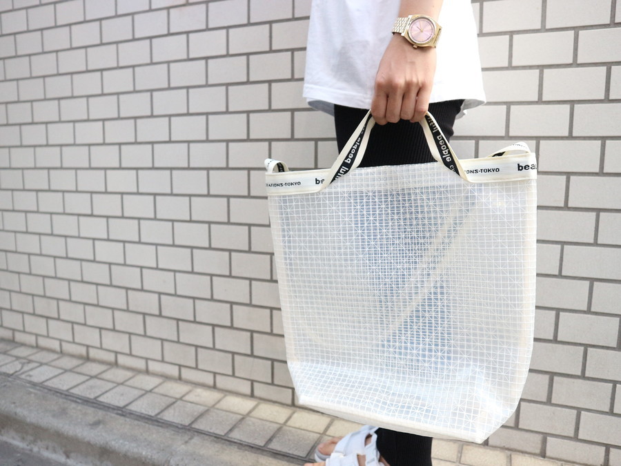 beautiful people/ビューティフル ピープル】のクリアトートをご紹介し  