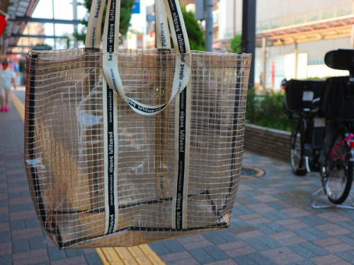 トートバッグのクリアバッグ