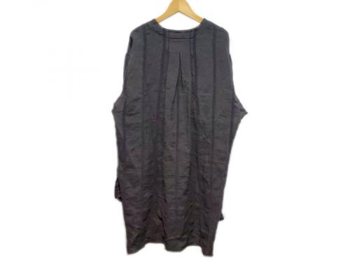 ハバーサックのリネンシェニールストライププルオーバーシャツ