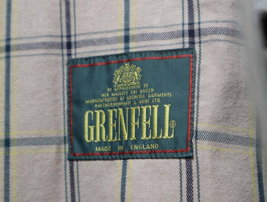 GRENFELL / グレンフェル】玉虫色のステンカラーコートが入荷 GRENFELL / グレンフェル】玉虫色のステンカラーコートが入荷