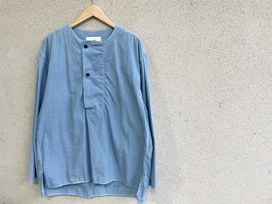 フランスワークブランド】OUTIL／ウティのノーカラープルオーバー