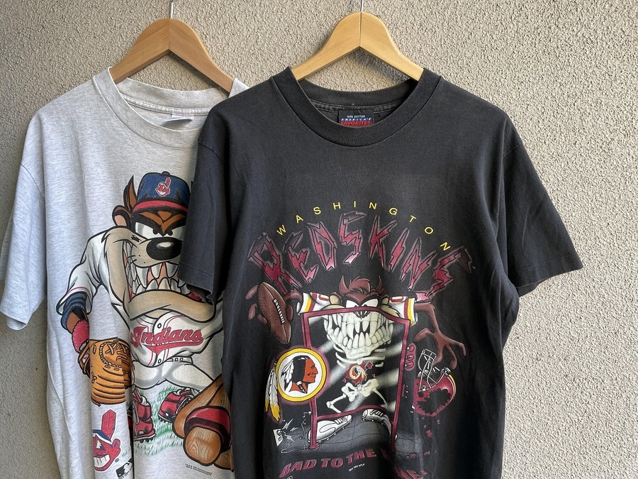 3505　ワーナーブラザーズ　タズマニアンデビル　Tシャツ　ビッグプリント　白 3505 ワーナーブラザーズ タズマニアンデビル Tシャツ ビッグ