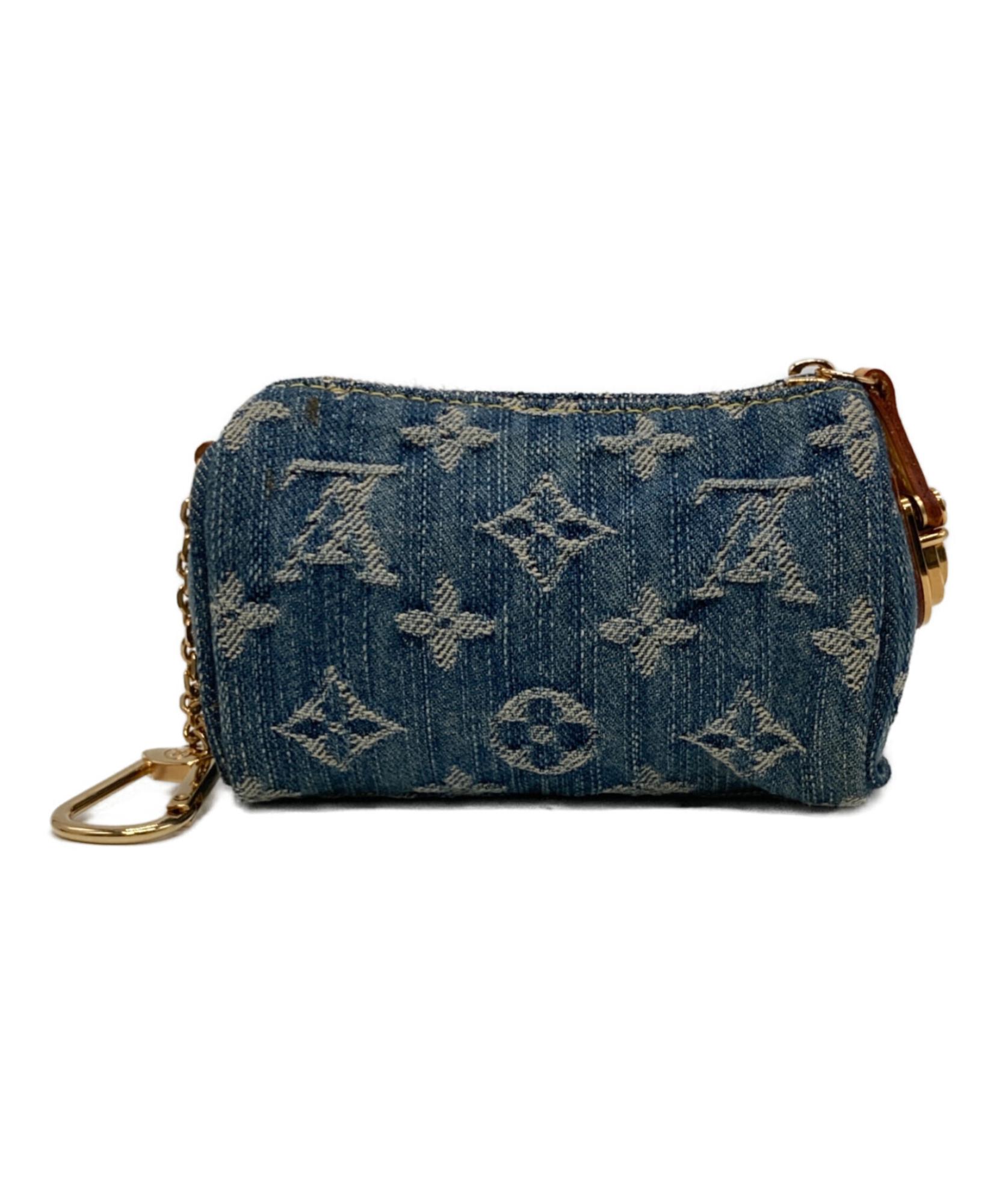 【吉】ルイヴィトン　モノグラム　デニム トゥルース スピーディGM ポーチ LOUIS VUITTON / ルイ ヴィトン】ミニ トゥルース スピーディPM