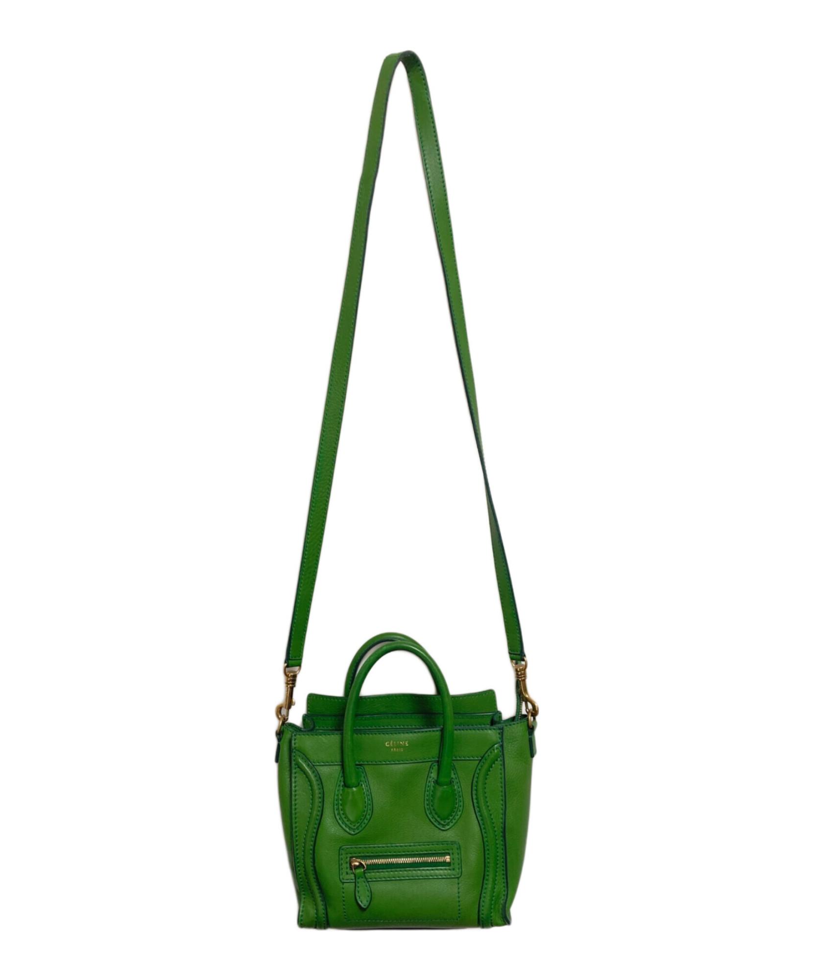 CELINE / セリーヌ】 ラゲージ ナノショッパー 2WAYショルダーバッグ 