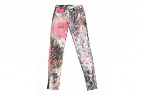 柄パンツの町田古着