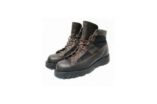 レザーダウンジャケットのマウントフッド