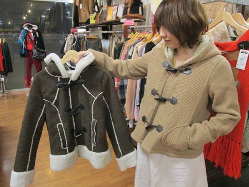 ダッフルコートのレディース