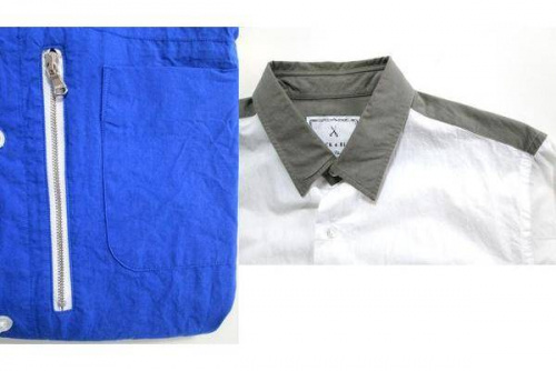 トップスの長袖シャツ