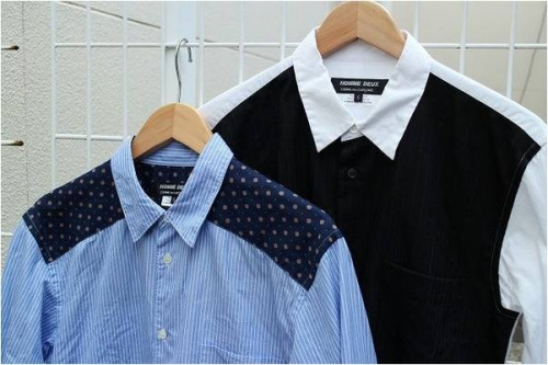 コムデギャルソン オムドゥのシャツ