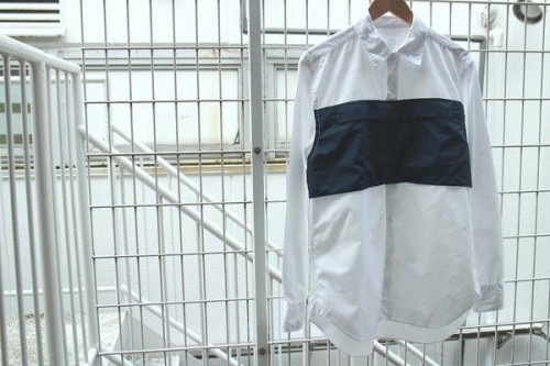 ガンリュウの切替シャツ