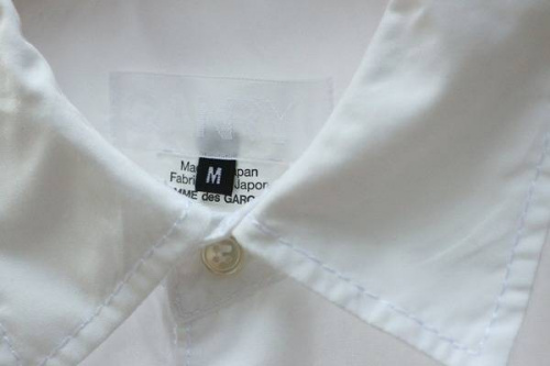 切替シャツのサルエルパンツ