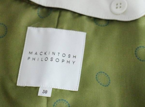 ステンカラーコートのアウター