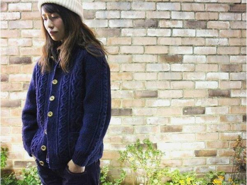 ニットのアランニット