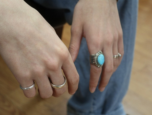 シルバーアクセサリーのナバホ