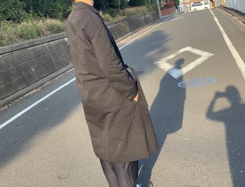 チェスターコートのメンズ