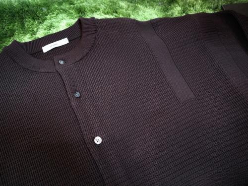 ヤシキの薦掛けカーディガン