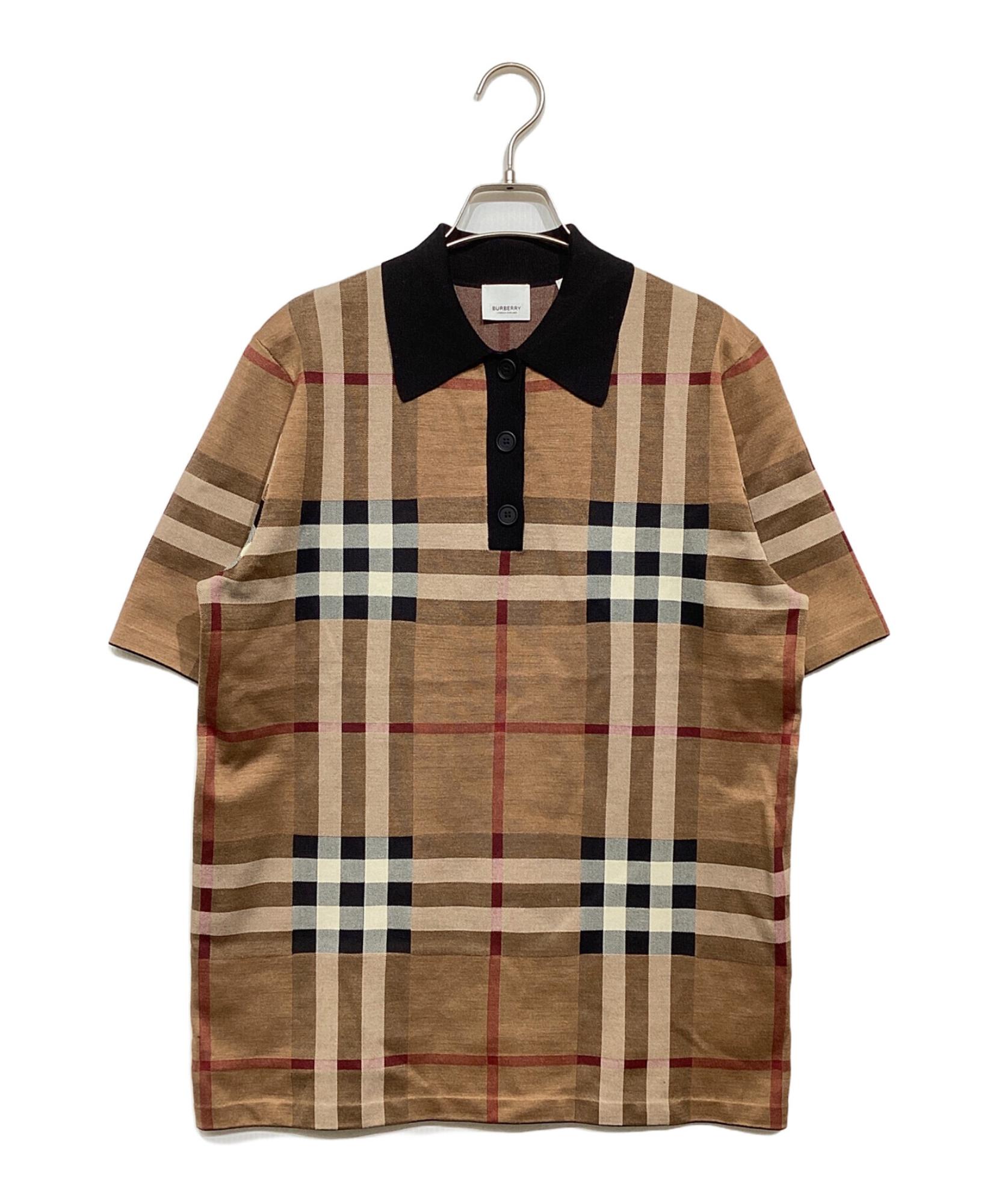 BURBERRY / バーバリー】シルクブレンドポロシャツ | 上質な光沢が日常