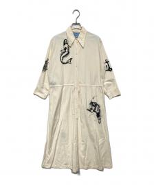 【PRADA / プラダ】コットン マーメイド シャツ ワンピース | 凛とした美しさを放つ、大人のための洗練されたデイリーウェア