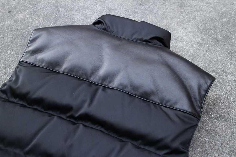 一生モノ＊】PRADA(プラダ)より・レザー切替ダウンベスト[2019.11.20