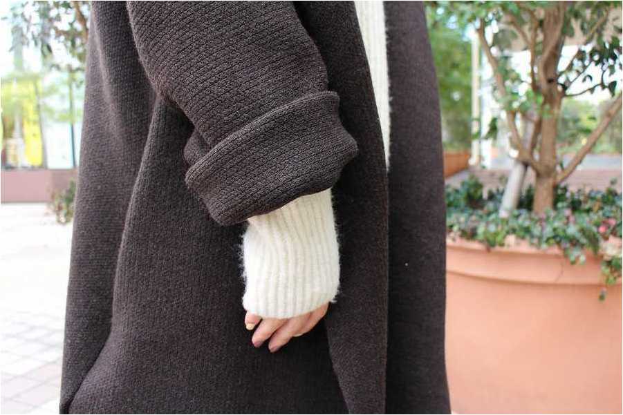 ホワイト系,FREE SIZE人気ブランド新作豊富 Deuxieme Classe ADAWAS KNIT GAWN ロングコート  ジャケット/アウターホワイト系FREE SIZE-WWW.MARENGOEF.COM