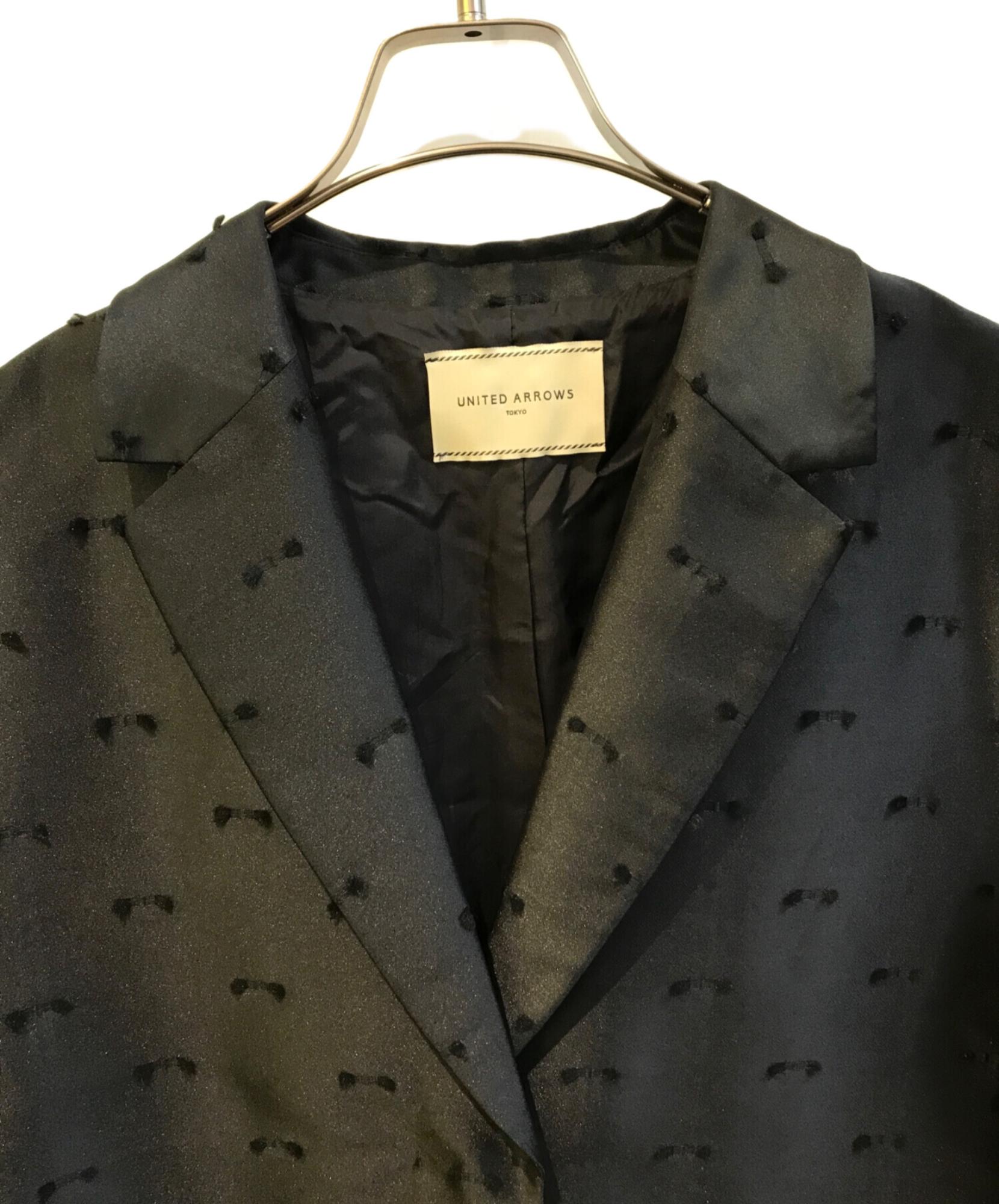 UNITED ARROWS / ユナイテッドアローズ】リボンカットジャガードコート
