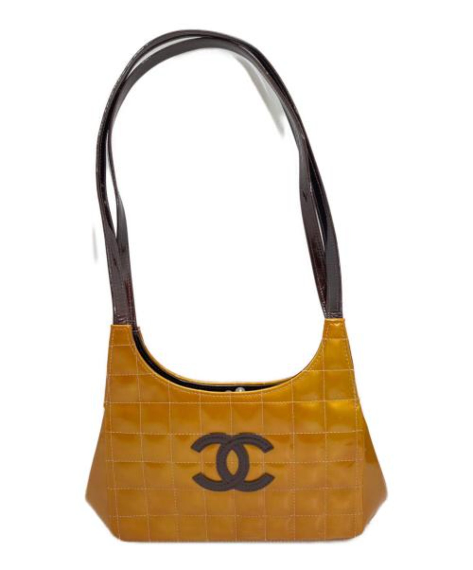 CHANEL / シャネル】チョコバーパテントショルダーバッグ | 華やぎと