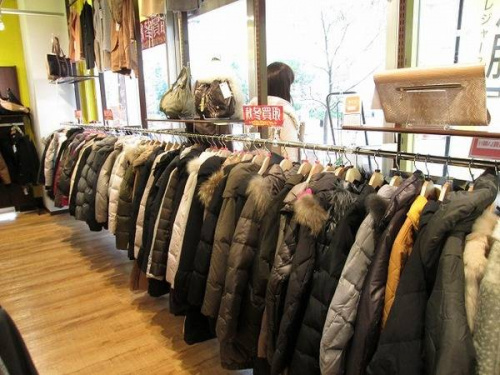 ダウンコートのモッズコート