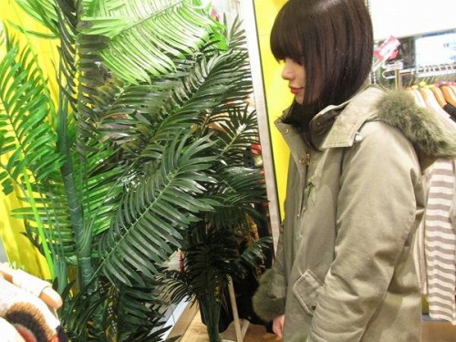 ダウンコートのモッズコート