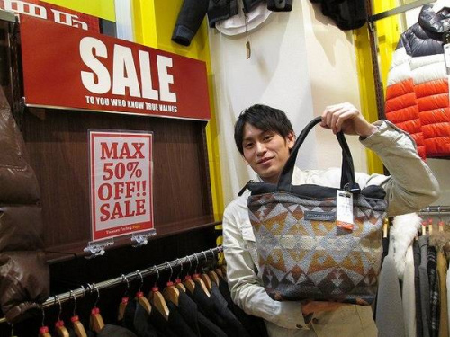 古着のバーゲン