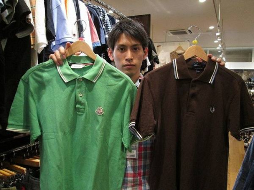 ポロシャツのハーフパンツ