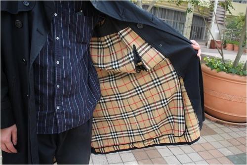 トレンチコートのメンズ