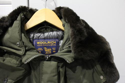 ウールリッチのダウンコート