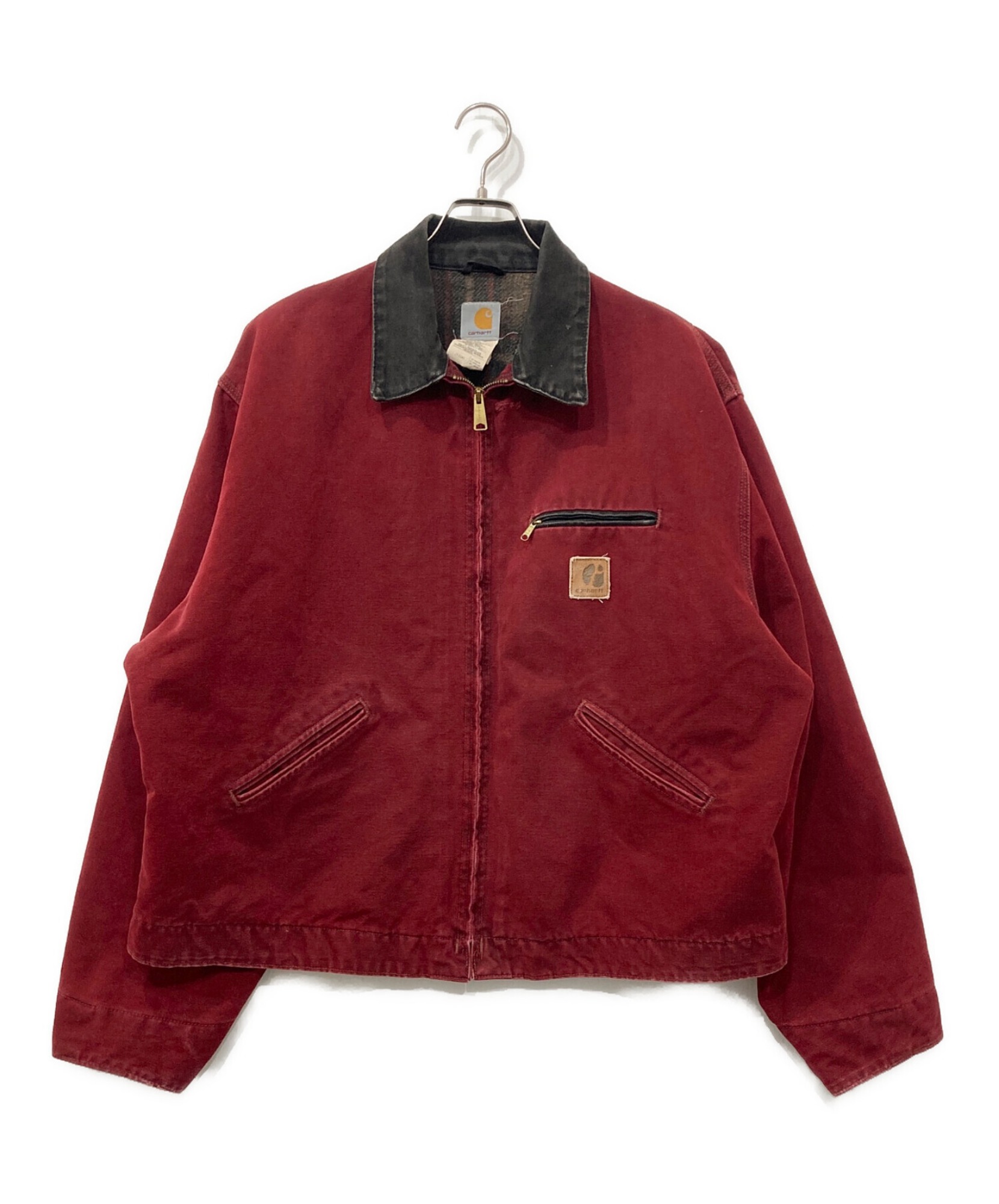 144 【激レア】 90s Carhartt デトロイトジャケット レッドウッド Vtg 90s Carhartt Detroit Jacket NWT 6QLJT 54 Tall Brown Duck Red