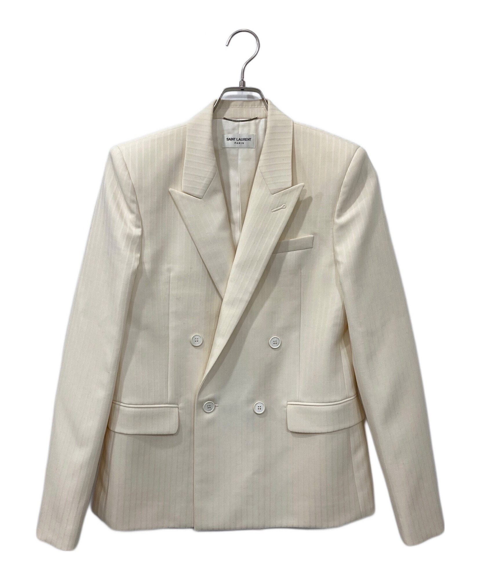 Saint Laurent Paris / サンローランパリ】ウールストライプダブル