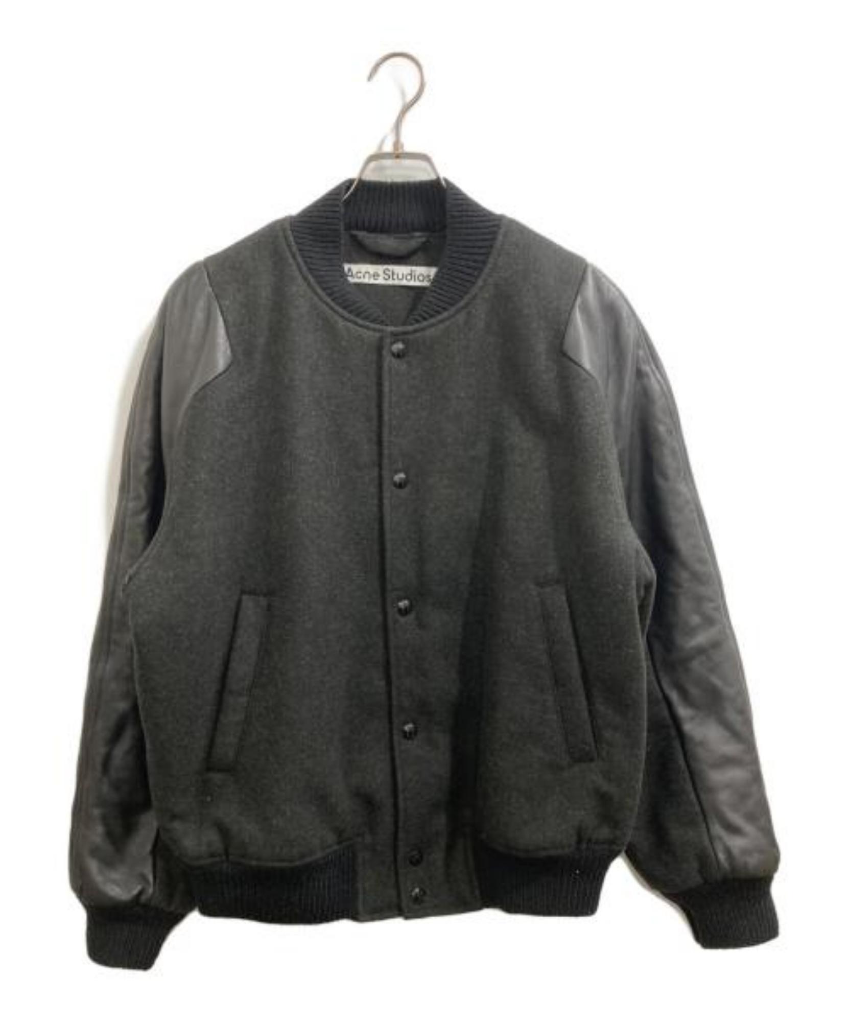 ACNE Studios アクネ ストゥディオズ カジュアル スタジャン Acne Studios / アクネ ストゥディオス】Leather Panel Wool Varsity