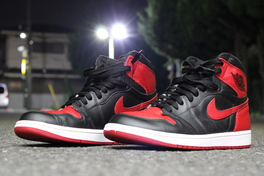 AIR JORDAN 1 RETRO HIGH OG BRED / BANNED】2016年復刻版 NIKE AIR JORDAN 1 RETRO HIGH OG BRED / BANNED】2016年復刻版 NIKE