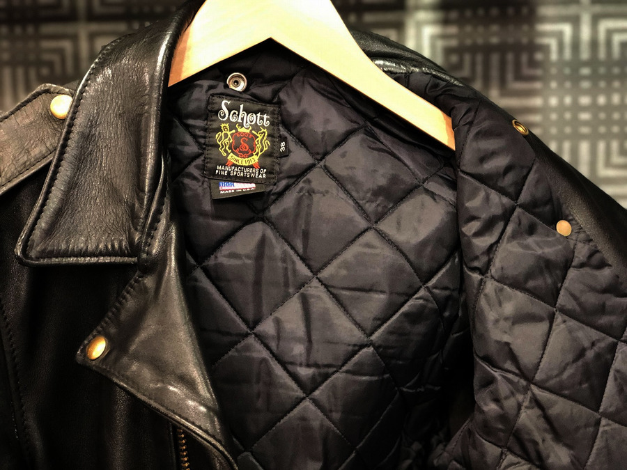 Schott／ショット】ワンスターレザージャケット【7007 613US】二点入荷