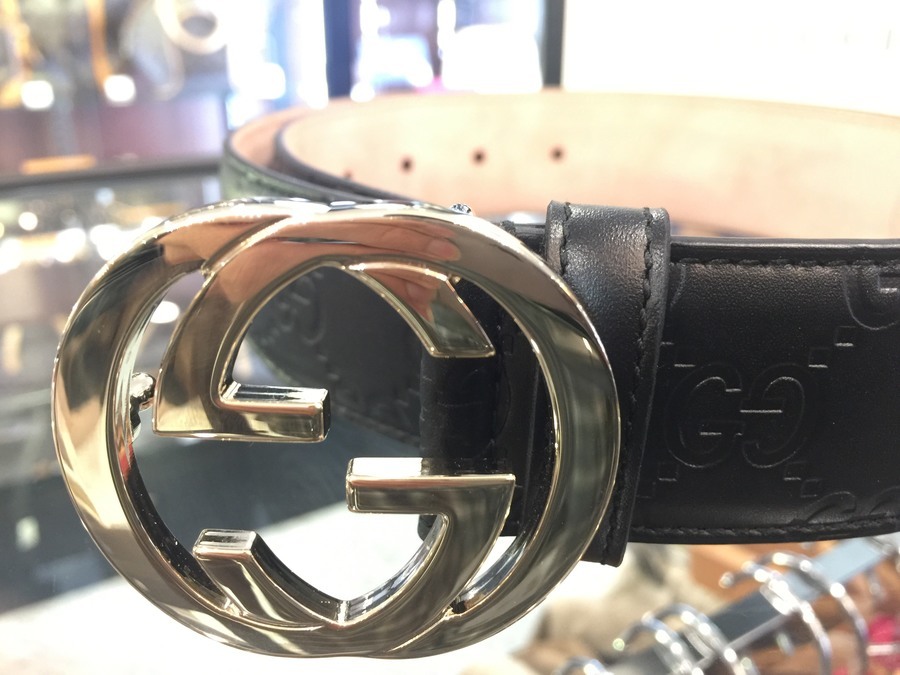 GUCCI/グッチ】GGバックルレザーベルトのご紹介。[2020.06.21発行]