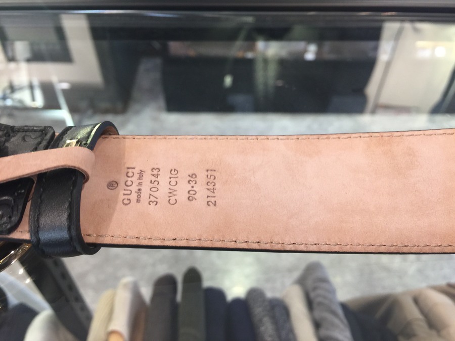 GUCCI/グッチ】GGバックルレザーベルトのご紹介。[2020.06.21発行]