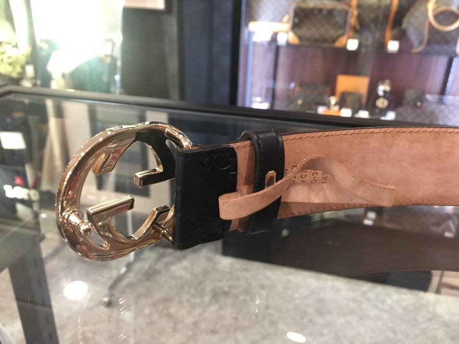 GUCCI/グッチ】GGバックルレザーベルトのご紹介。[2020.06.21発行]